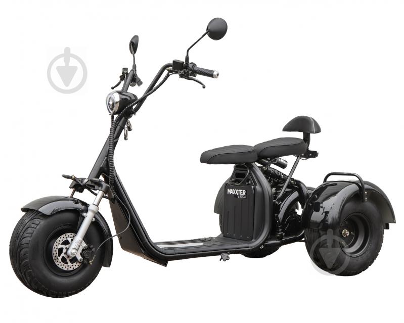 Електроскутер Maxxter Trike black - фото 1