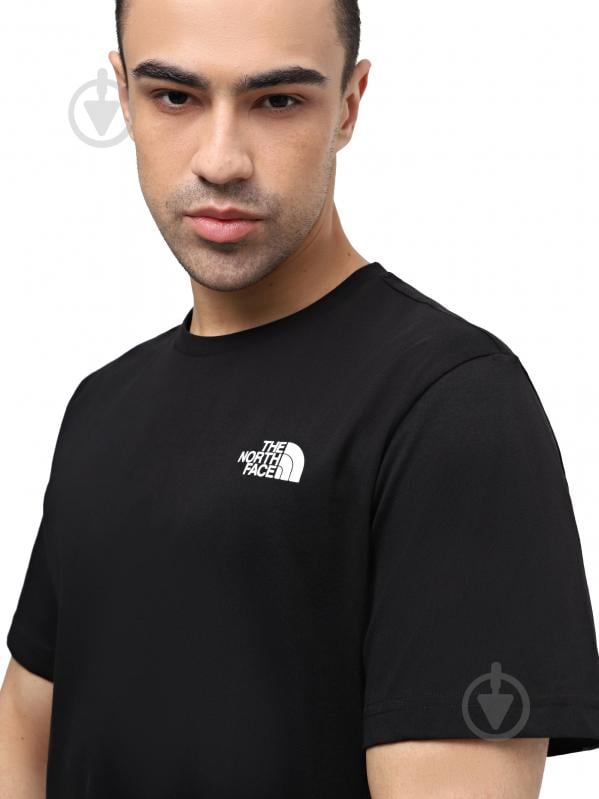 Футболка THE NORTH FACE M S/S BOX NSE TEE NF0A87NPJK31 р.S черный - фото 3