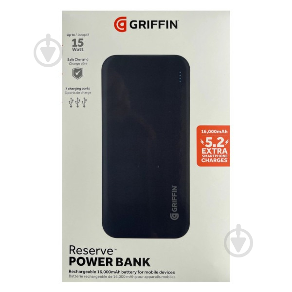 Повербанк Griffin 16000 mAh (GP-148-BLK) - фото 4