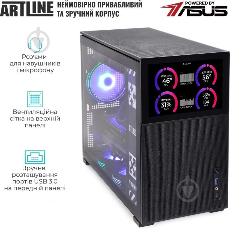 Компьютер Artline Gaming D31 Windows 11 Home (D31v93Win) black - фото 9