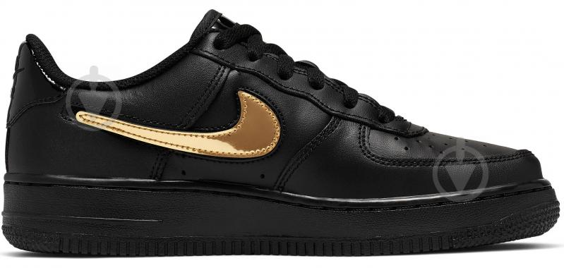 Nike air force 1 07 black gold best sale