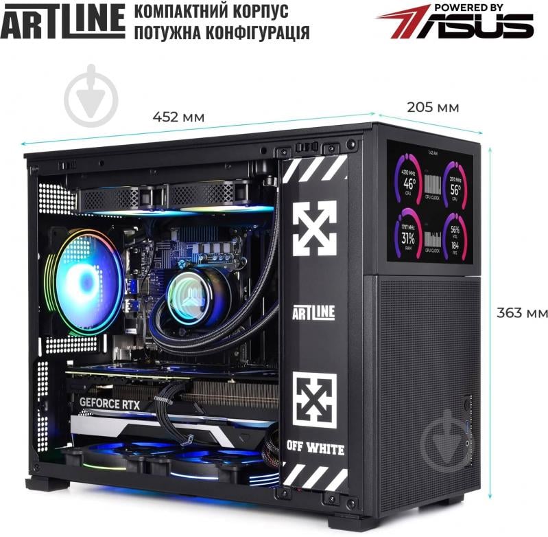 Компьютер Artline Gaming D31 Windows 11 Home (D31v97Win) black - фото 12