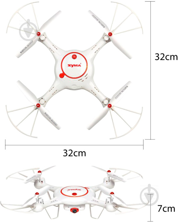 Квадрокоптер на р/у Syma с камерой X5UC - фото 4