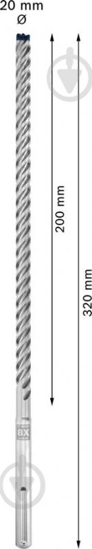 Бур Bosch 8X Expert SDS-max 18x540 мм 400 мм 2608900222 - фото 3