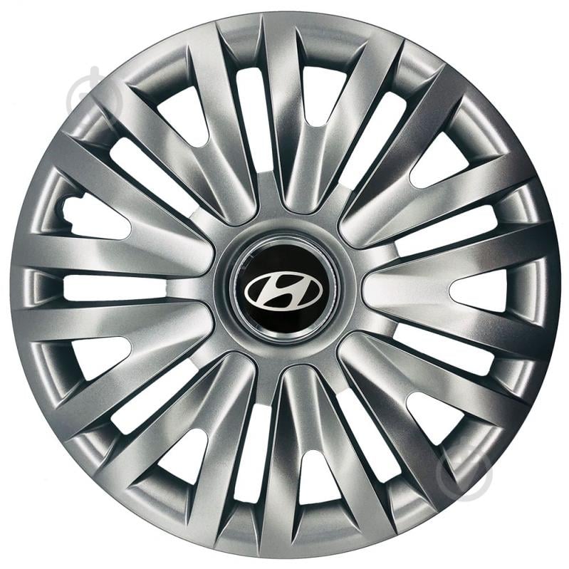 Колпак для колес SKS Hyundai 412 R16" 4 шт. серебряный - фото 1