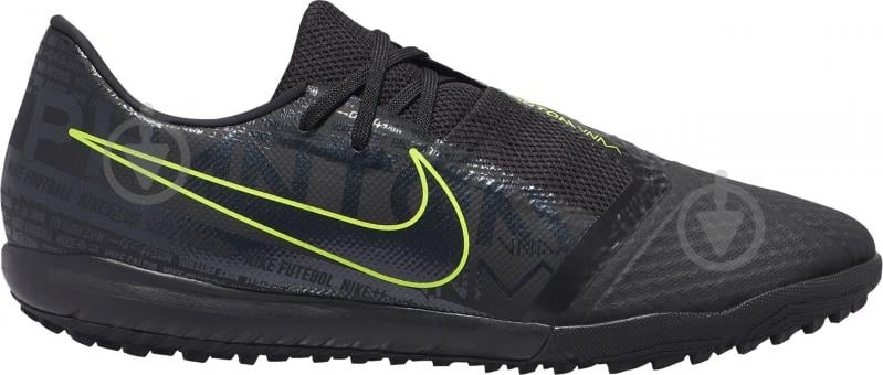 Cороконіжки Nike PHANTOVENOACADEMY TF AO0571-007 р.43 чорний - фото 1