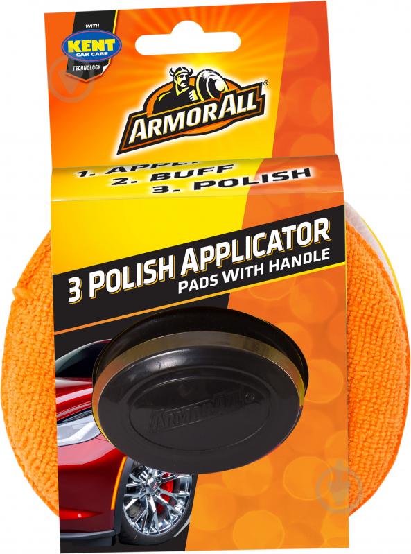 Аппликатор для полировки Armor All 3 Polish Applicator Pads with Handle 3 шт. - фото 1