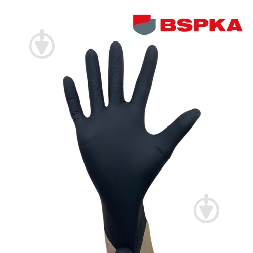 Перчатки медицинские BSPKA черные р.S 20 шт./уп. - фото 2