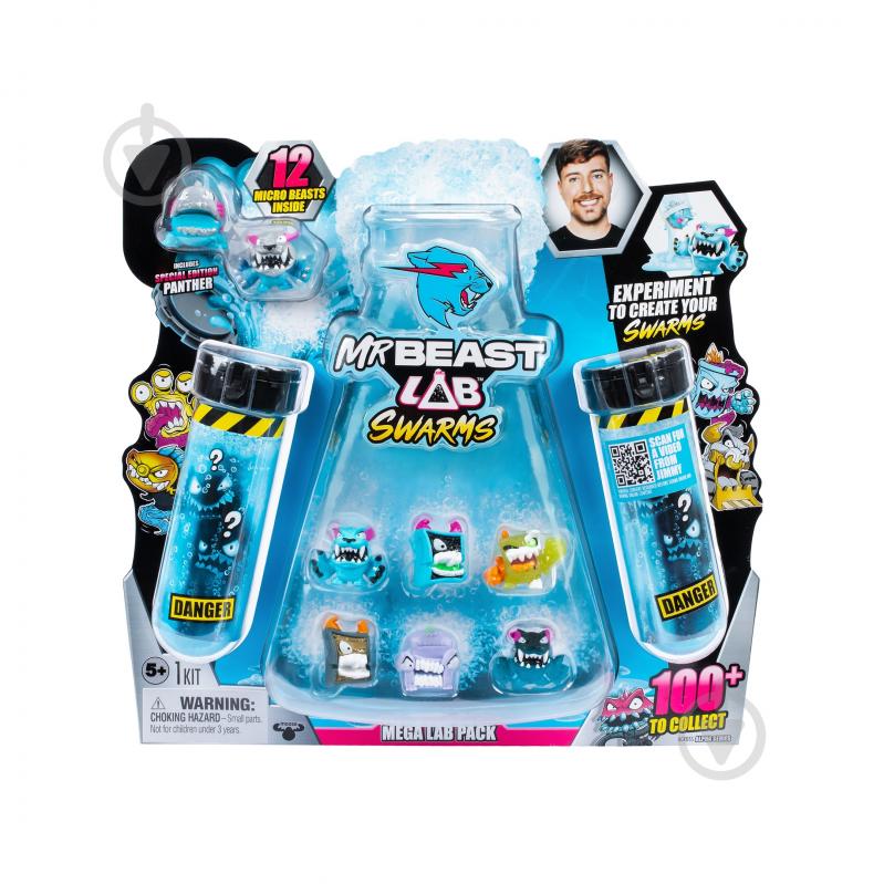Ігровий набір MrBeast Lab Лабораторія в пробірці Swarms 12 123809 - фото 4 Ігровий набір MrBeast Lab Лабораторія в пробірці Swarms 12 123809 - фото 4