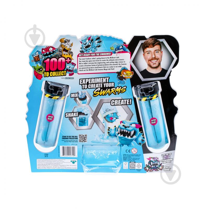 Ігровий набір MrBeast Lab Лабораторія в пробірці Swarms 12 123809 - фото 6 Ігровий набір MrBeast Lab Лабораторія в пробірці Swarms 12 123809 - фото 6