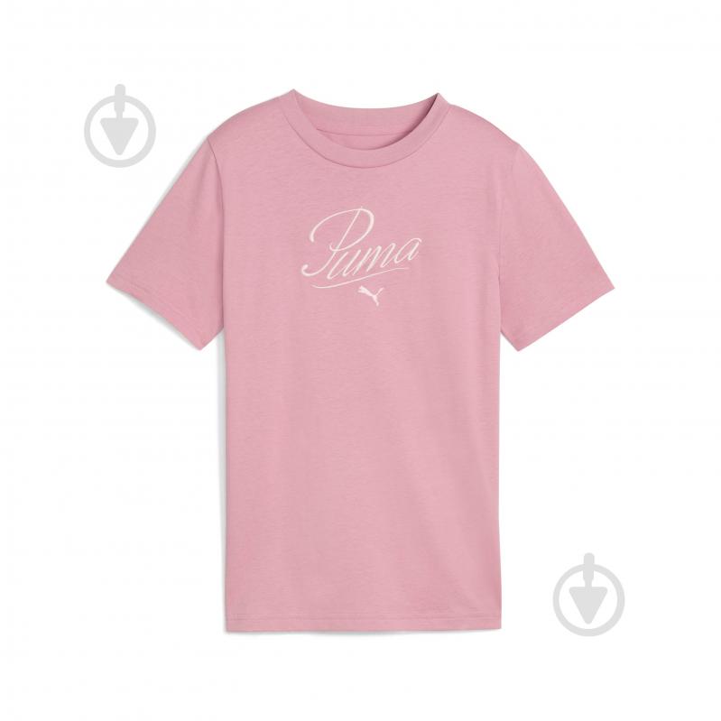 Футболка Puma ESS SCRIPT Tee G 68580565 р.164 розовый - фото 4 Футболка Puma ESS SCRIPT Tee G 68580565 р.164 розовый - фото 4