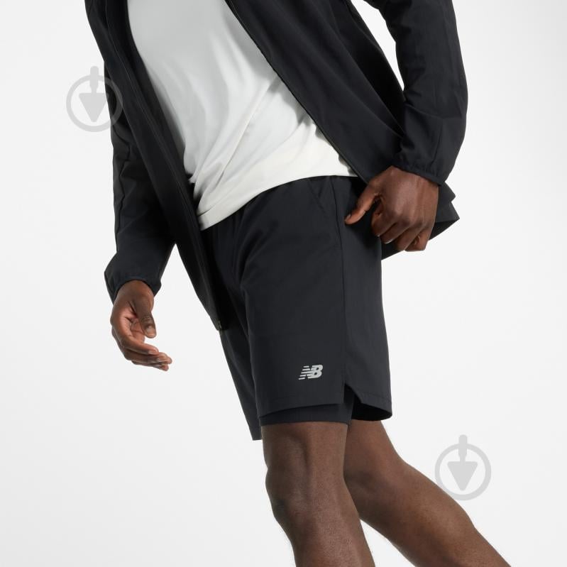 Шорты New Balance MS41288BK р. M черный - фото 5 Шорты New Balance MS41288BK р. M черный - фото 5
