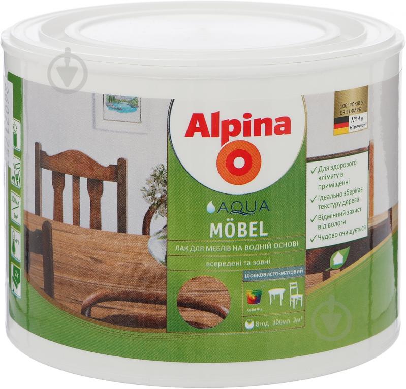 Alpina mobel лак мебельный