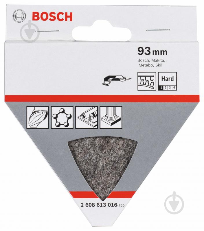 Насадка Bosch Полировальный войлок 2608613016 - фото 2 Насадка Bosch Полировальный войлок 2608613016 - фото 2