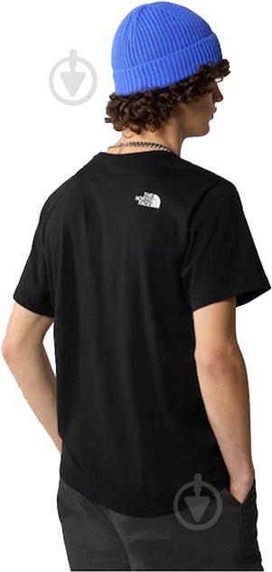 Футболка THE NORTH FACE M S/S EASY TEE NF0A87N5JK31 р.S черный - фото 2