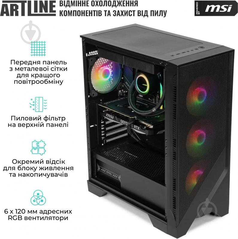 Комп'ютер Artline Gaming DRGN (DRGNv115) black - фото 9