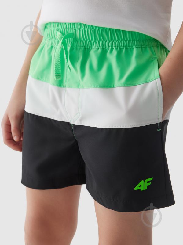 Шорты 4F BOARD SHORTS M065 / SZORTY KAPIELOWE M065 4FJWSS24UBDSM065-45N р. 122-128 разноцветный - фото 2