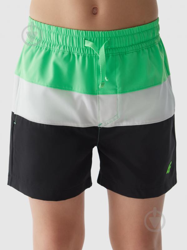 Шорты 4F BOARD SHORTS M065 / SZORTY KAPIELOWE M065 4FJWSS24UBDSM065-45N р. 122-128 разноцветный - фото 5