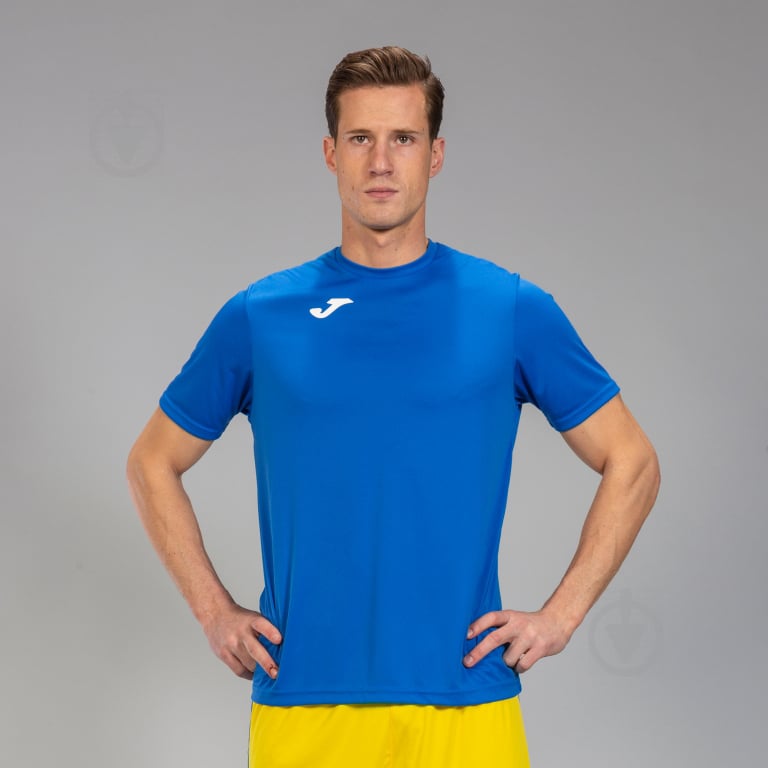 Футболка Joma T-SHIRT COMBI ROYAL S/S 100052.700 р.4XS-3XS синий - фото 2