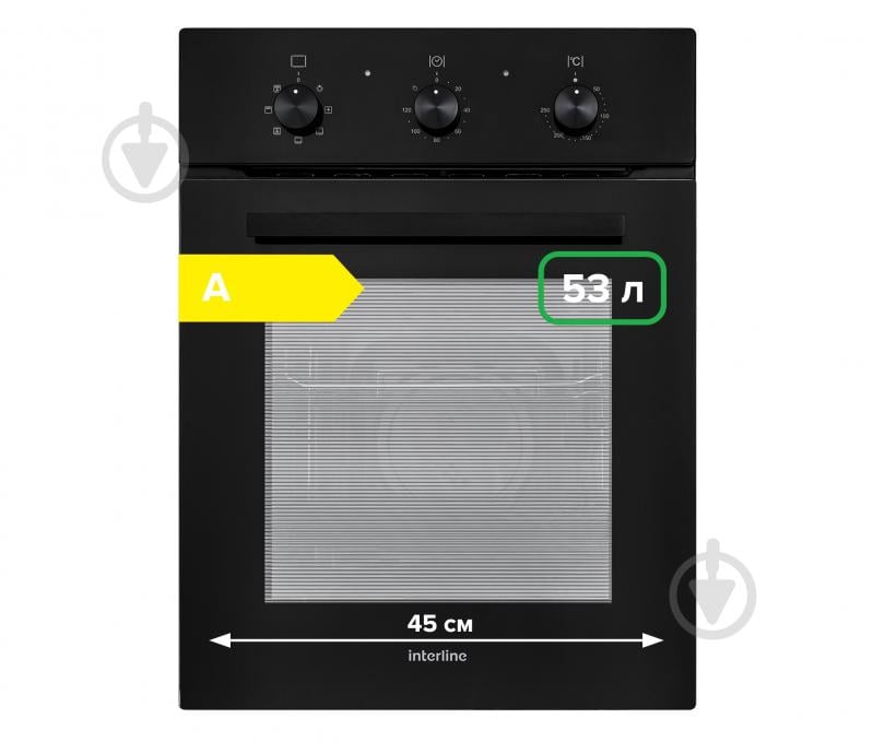 Духовой шкаф Interline OEG 170 MRN BB - фото 3