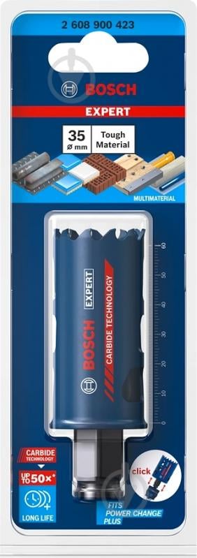 Коронка Bosch Tough Material 35 мм 2608900423 - фото 2