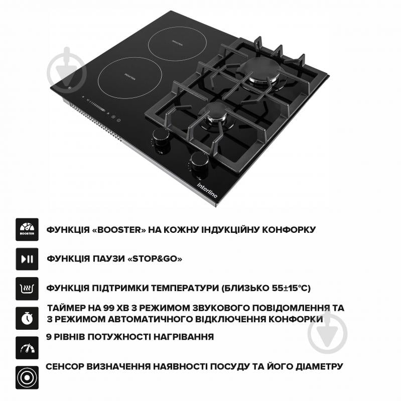 Варильна поверхня комбінована Interline HCV 560 KGF BA - фото 5