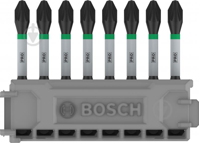 Набір біт Bosch Impact Control PZ2 8 шт. 2608522331 - фото 1