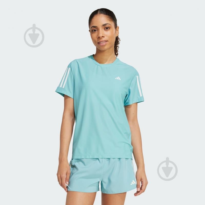 Футболка Adidas OTR B TEE JW9672 р.L бирюзовый - фото 1