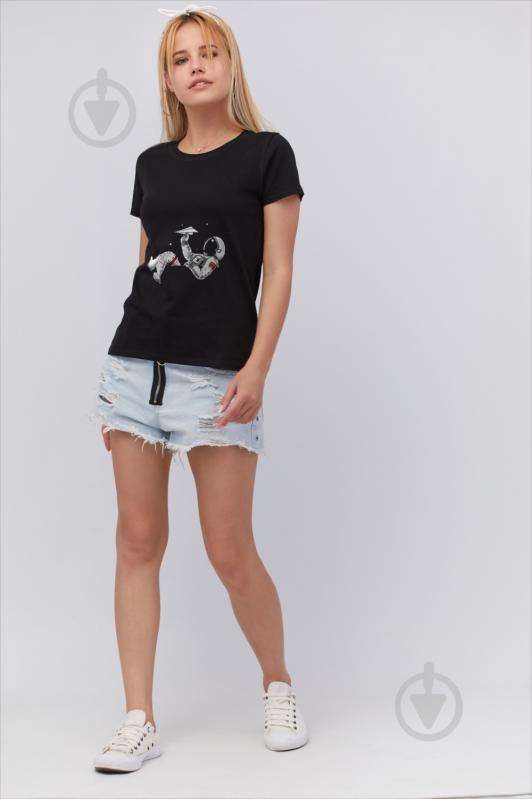 Футболка YAPPI Basic WB1068 р.M черный - фото 2