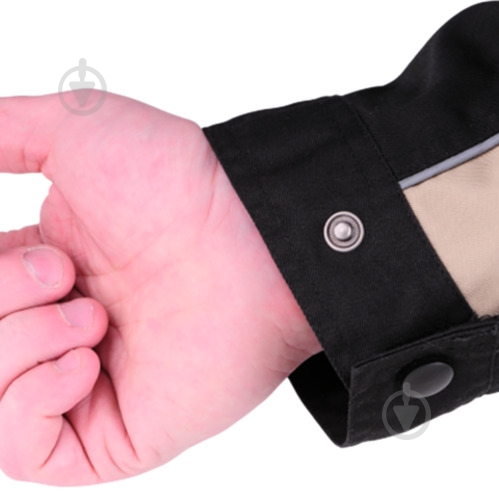 Куртка робоча YATO р. XL YT-80438 чорний із бежевим - фото 2 Куртка робоча YATO р. XL YT-80438 чорний із бежевим - фото 2