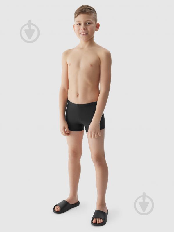 Плавки 4F SWIMMING TRUNKS M022 / KAPIELOWKI M022 4FJWSS24USWTM022-20S р.152 чорний - фото 1