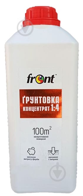 Грунтовка глубокопроникающая Front концентрат 1:4 2 л - фото 1