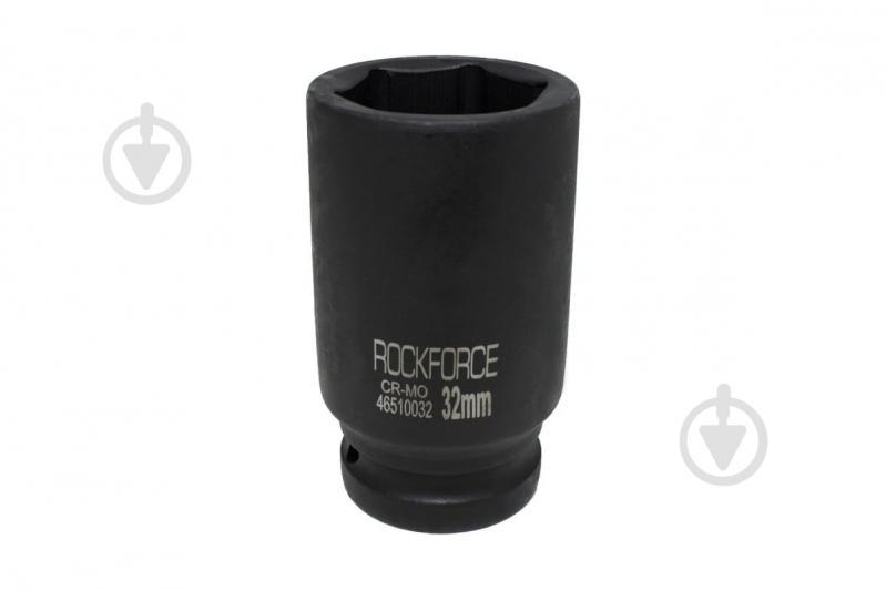 Головка ударная глубокая 32 мм 6 гр. 3/4'' Rock FORCE 1 шт. RF-46510032 - фото 1