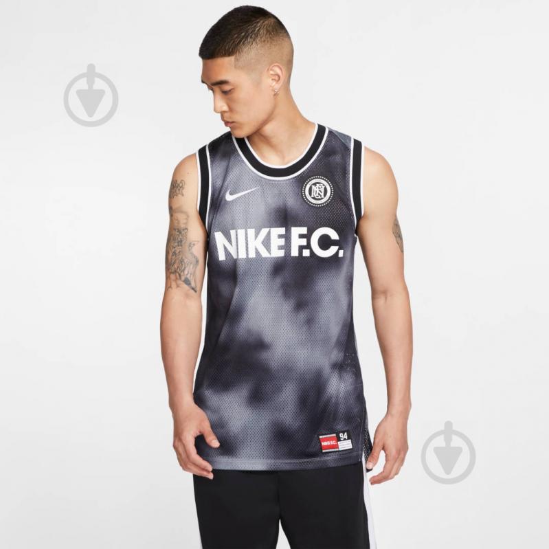 Майка Nike M NK FC TOP SL AQ1545-010 р.XL чорний - фото 1