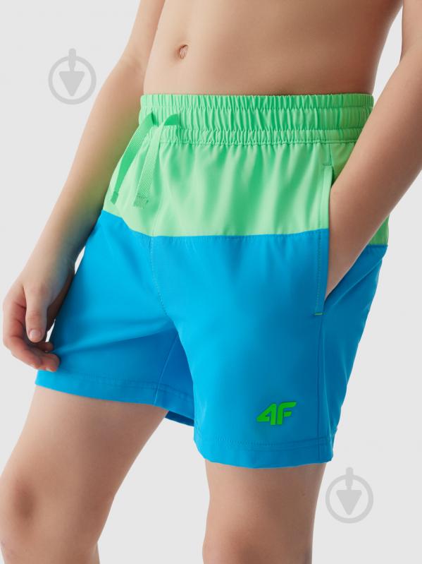 Шорты 4F BOARD SHORTS M069 / SZORTY KAPIELOWE M069 4FJWSS24UBDSM069-33S р. 146-152 черный - фото 2