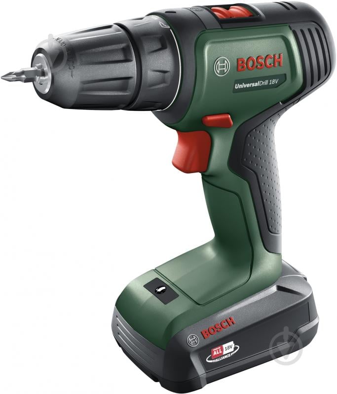 Шуруповерт акумуляторний Bosch UniversalDrill 18V (1x1,5 Ah) 06039D4001 - фото 3