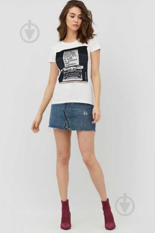 Футболка YAPPI Basic WW1817 р.XL білий - фото 3