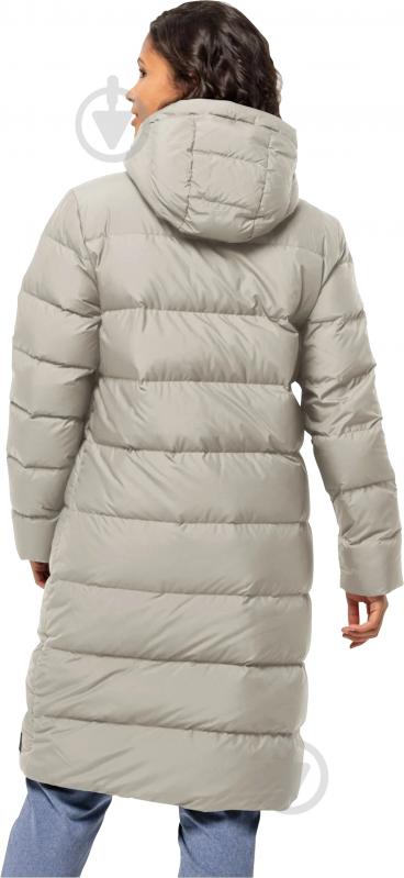 Пальто жіноче зимове Jack Wolfskin FROZEN PALACE COAT W 1204133_A0029 р.M біле - фото 2