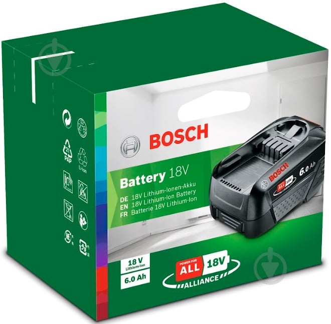 Батарея аккумуляторная Bosch 18,0V 6Ah PBA 1600A00DD7 - фото 2