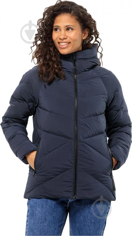 Пуховик жіночий зимовий Jack Wolfskin MARIENPLATZ JKT W 1207611_1010 р.XS синій - фото 1