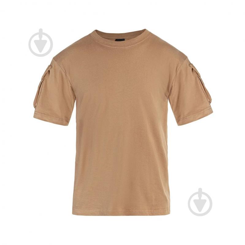 Футболка Mil-Tec Tactical T-Shirt QuickDry 11019205 р.3XL coyote - фото 1