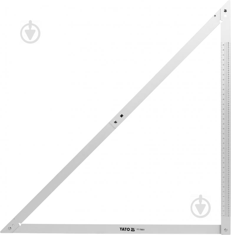 Угольник 1220х1720х1220 мм алюминиевый, для строительных работ, складной YT-70851 - фото 1