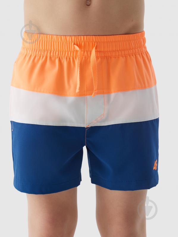 Шорты 4F BOARD SHORTS M065 / SZORTY KAPIELOWE M065 4FJWSS24UBDSM065-70N р. 122-128 разноцветный - фото 4