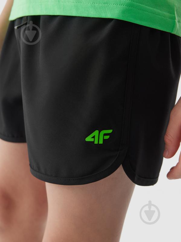 Шорты 4F BOARD SHORTS M068 / SZORTY KAPIELOWE M068 4FJWSS24UBDSM068-20S р. 122-128 черный - фото 3