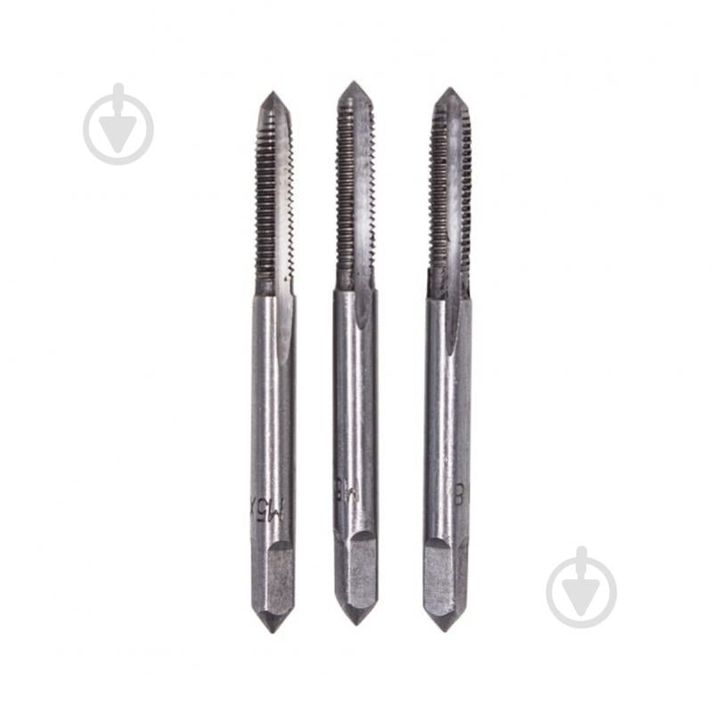 Метчик M5x0,8 в пластиковом футляре 3 шт. JBC-TAP5x0,8 - фото 3