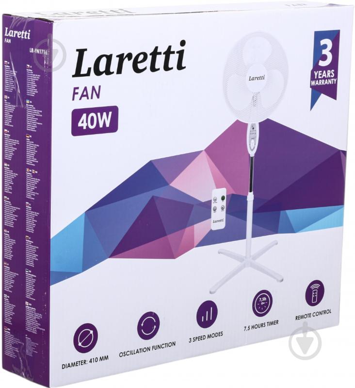 УЦІНКА! Вентилятор підлоговий Laretti LR-FN1716 (УЦ №3613) - фото 1