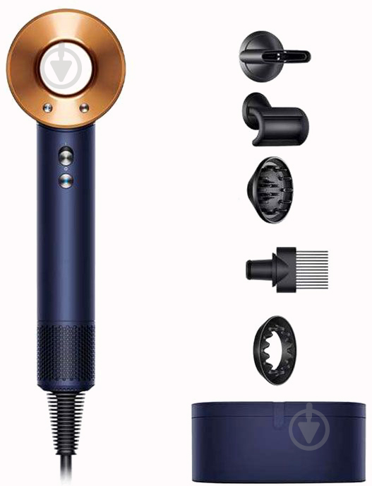 Фен Dyson HD07 Supersonic Blue/Copper - фото 2