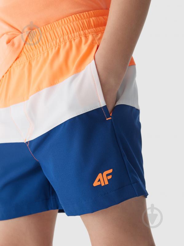 Шорты 4F BOARD SHORTS M065 / SZORTY KAPIELOWE M065 4FJWSS24UBDSM065-70N р. 134-140 разноцветный - фото 2