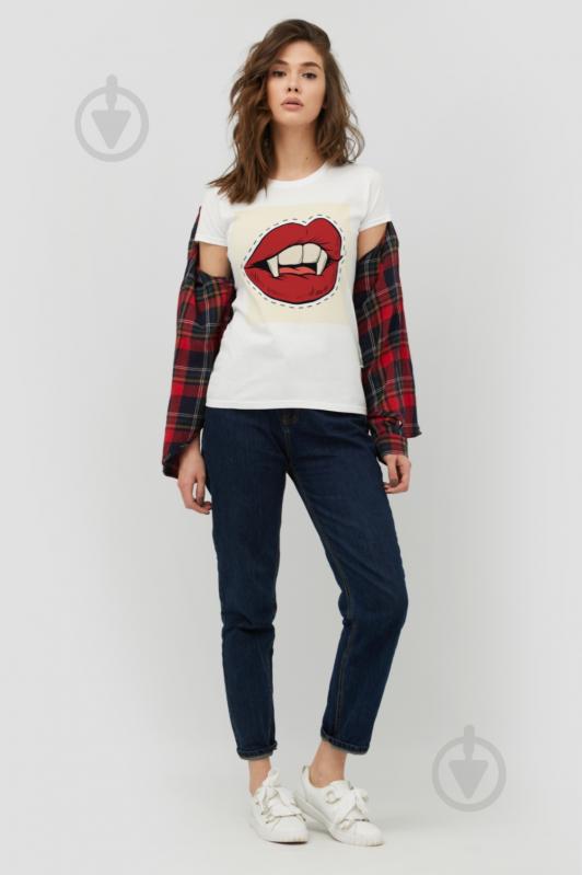 Футболка YAPPI Basic WW1552 р.XL белый - фото 2 Футболка YAPPI Basic WW1552 р.XL белый - фото 2