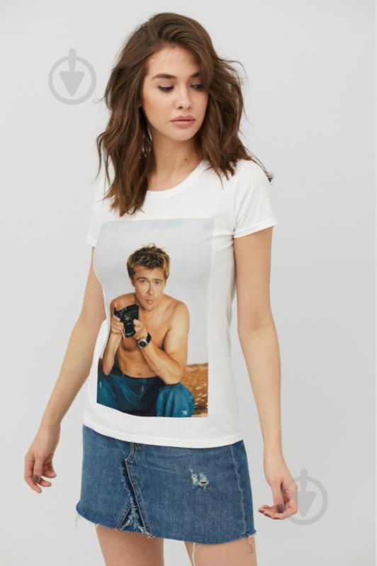 Футболка YAPPI Basic WW1388 р.S белый - фото 1